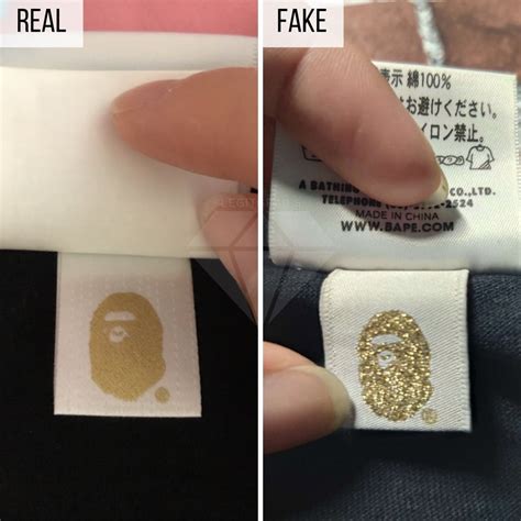 real bape tag.